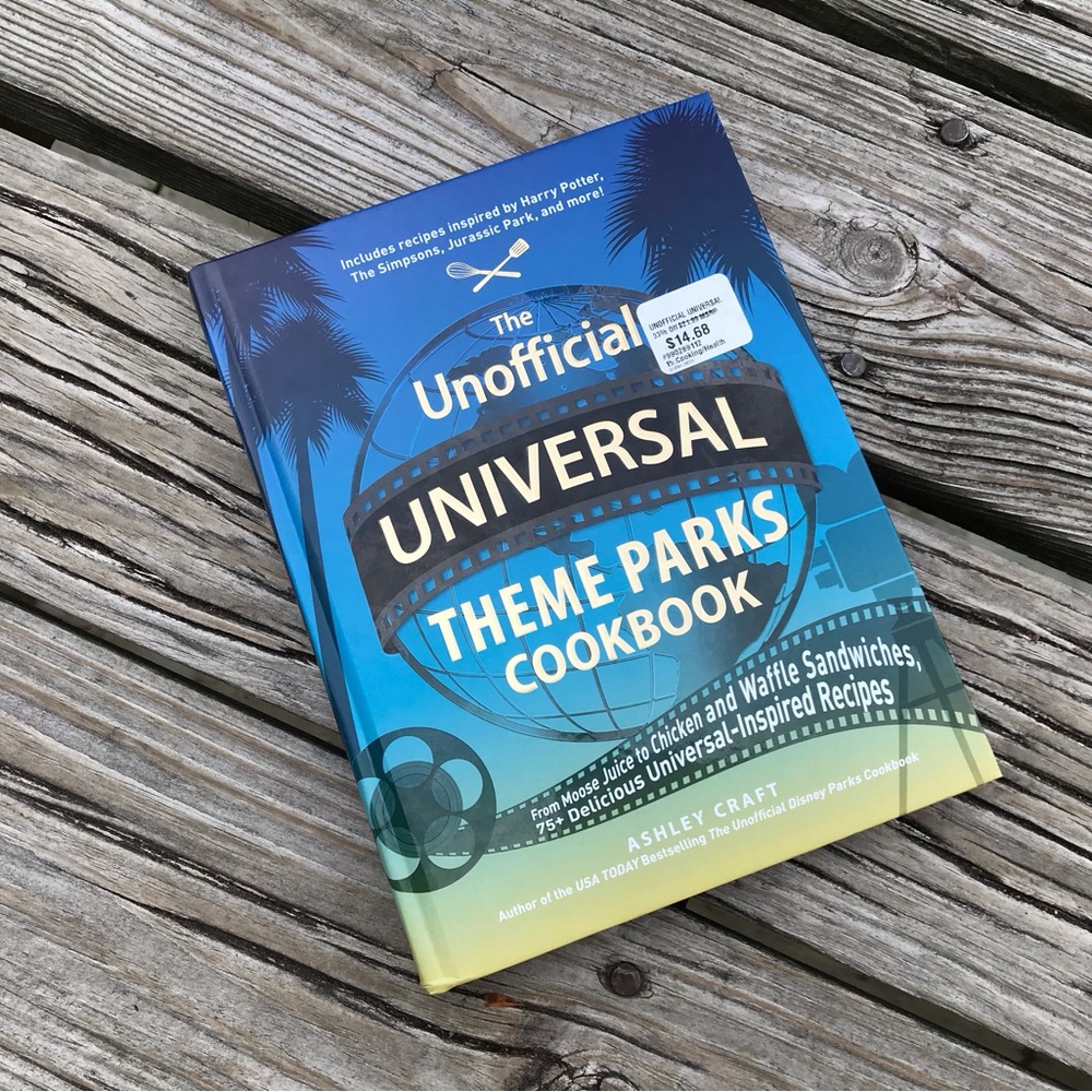 NEW Unofficial Universal Theme Parks Cookbook Fun Recipes Simpsons Harry Potter